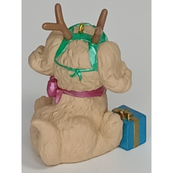 1994 Hallmark Ornament SECRET SANTA puppy - Picture 7 of 10